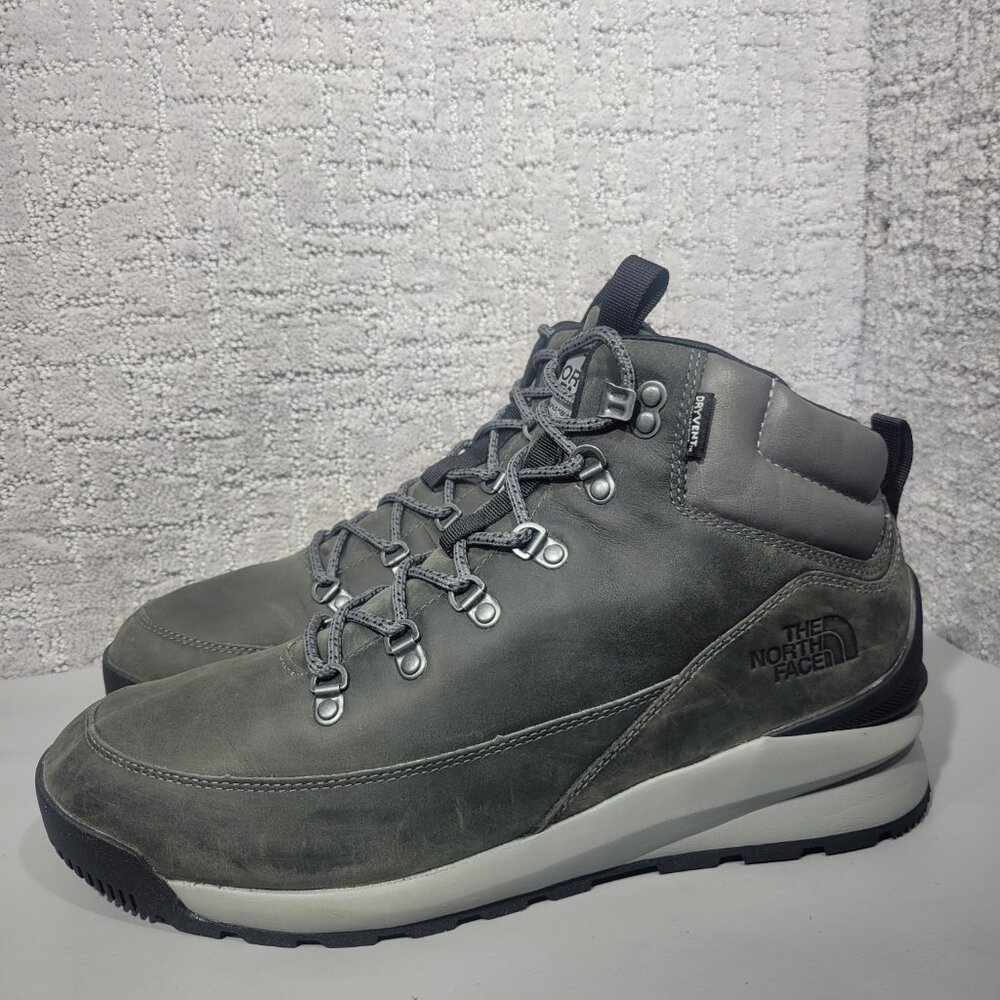 The North Face Back-To-Berkeley Mens Size US 12 Gray Mid Waterproof Hiking Boots